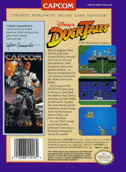 El Capi regresó a las cajas de los lanzamientos de 'CAPCOM USA' para NES, con un nuevo aspecto.