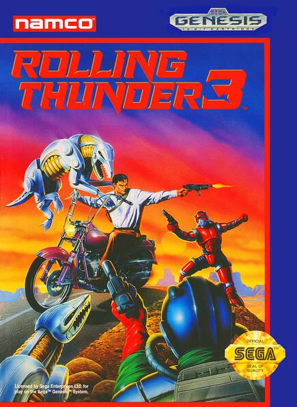 'Rolling Thunder 3' fue exclusivo de Genesis, la Mega Drive yanqui. Ahora vale una pasta en el mercado coleccionista.