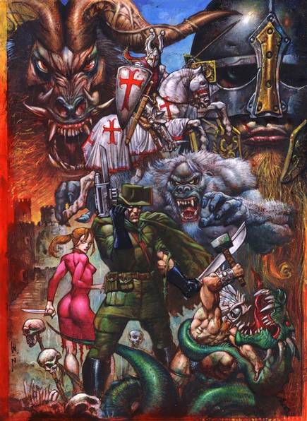 Fantástica ilustración promocional del juego.