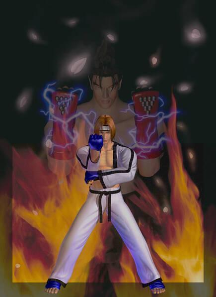 Jin y Hwoarang, rivales pero no enemigos.