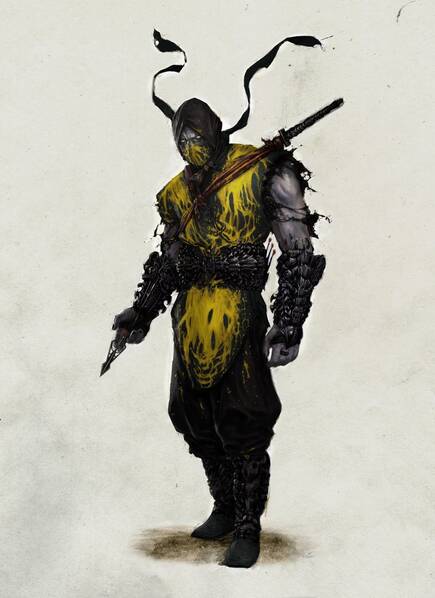 Diseño de Scorpion para el cancelado MK8.