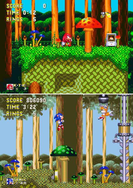 Mushroom Hill Zone aparece en el menú de selección de nivel de Sonic 3 como Mushroom Valley, el nombre original.