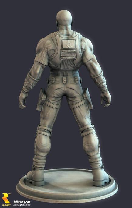 Otro modelado de la versión de Rare.