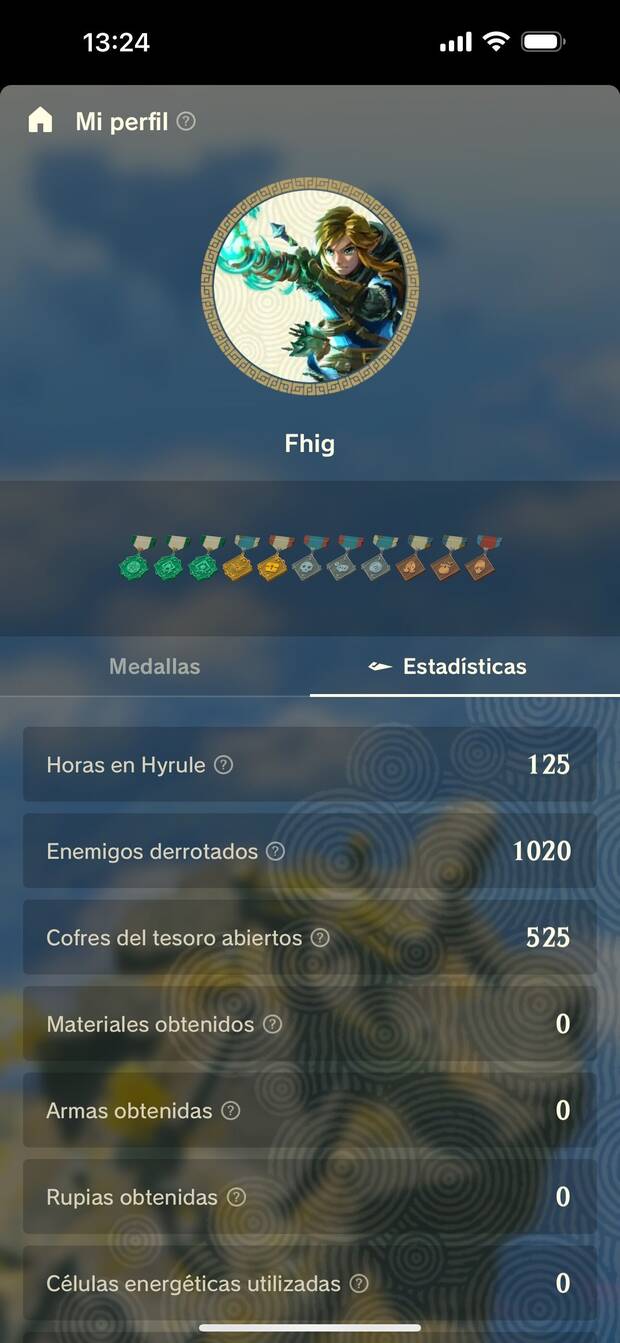 Algo un tanto decepcionante es que no todas las estadsticas de nuestras partidas originales de Switch se importan de manera retroactiva a <i>Zelda Notes</i> si son anteriores a ciertas actualizaciones.