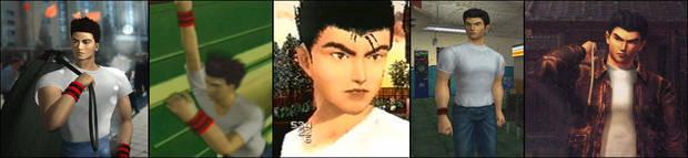 Aquí vemos cómo ha cambiado el protagonista de este título, desde el joven Akira hasta Ryo.