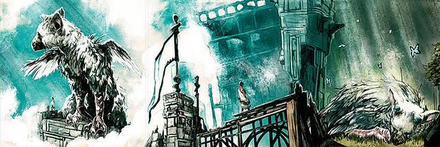 Arte de Nimit Malavia para la banda sonora de The Last Guardian en vinilo.