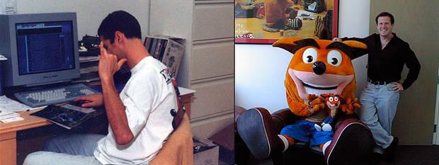 Jason (izquierda) y Andy (derecha) fundaron Naughty Dog en 1986