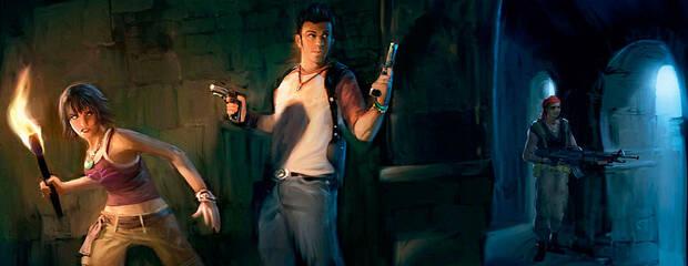 Drake y Elena, con su primer diseño.