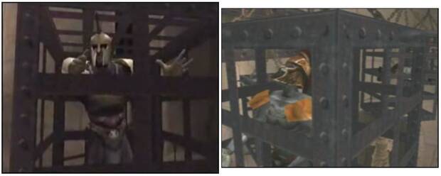 Kratos ha tardado siete juegos en intentar usar el diálogo para solucionar problemas, así que para el Fantasma de Esparta las plegarias del soldado a la izquierda no sonarían muy diferentes de los sonidos guturales de la criatura de la derecha.