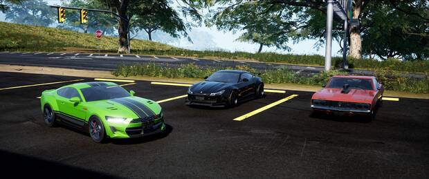 Hay una buena selección de coches que desbloquear.