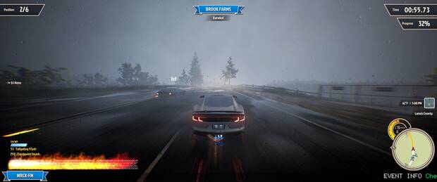 Podemos controlar absolutamente todo, desde el nombre de nuestro mapa al diseño de nuestros coches, e incluso la hora del día y el clima en cualquier momento.