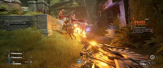 La acción es frenética y satisfactoria, aunque necesita algo más de profundidad a la larga.