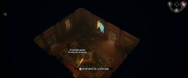 Algunos mapas combinan interiores y exteriores, haciéndonos mirar por las ventanas para asegurarnos de que no nos detecten al entrar.