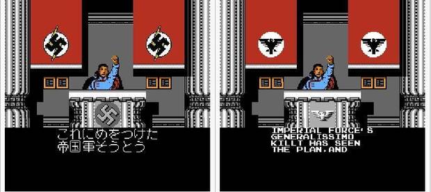 No es que lo disimularan mucho, pero al menos quitaron toda la simbología explícita nazi.