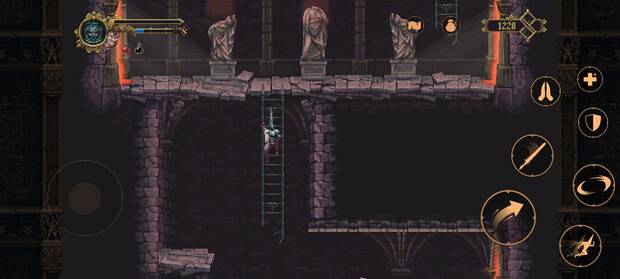 El juego ocupa toda la pantalla del móvil, pero haciendo uso de marcos, debido a que el formato es 16:9.