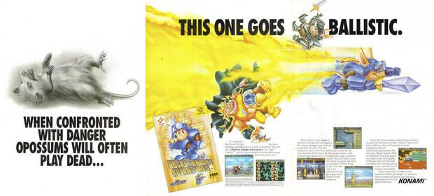 La publicidad de Konami USA era bastante agresiva, acorde a lo que se llevaba en la primera mitad de los 90.