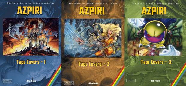 'Azpiri: Tape Covers' reunió, en tres entregas, las ilustraciones de juegos míticos, en una edición limitada y numerada.