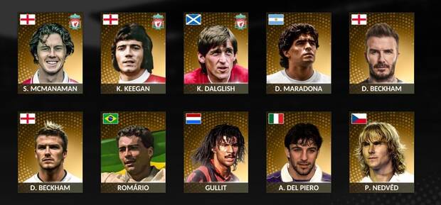 El repertorio de leyendas de 'PES 2019' es muy interesante. Estas son solo algunas de ellas.