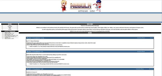 Imagen de la web de Nebula recuperada con Archive.org.