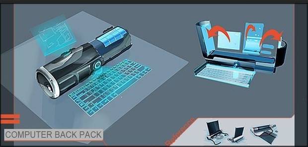 A nuestra disposición tendríamos dispositivos como este ordenador-mochila.