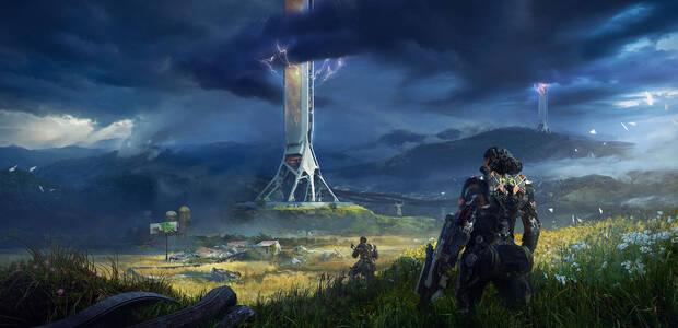 De momento solo se han difundido artes conceptuales, pero sirven para hacerse una idea del tono de Exoborne.