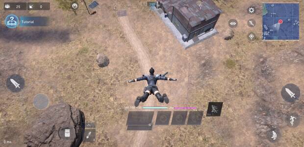 Al comienzo de la partida tendremos que pilotar un helicóptero hasta la zona en la que queremos saltar.