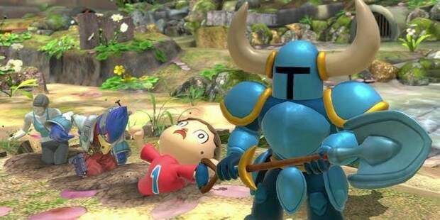 El valeroso Caballero de la Pala también se ha ganado por méritos propios su aparición en Smash, aunque sea como ayudante.