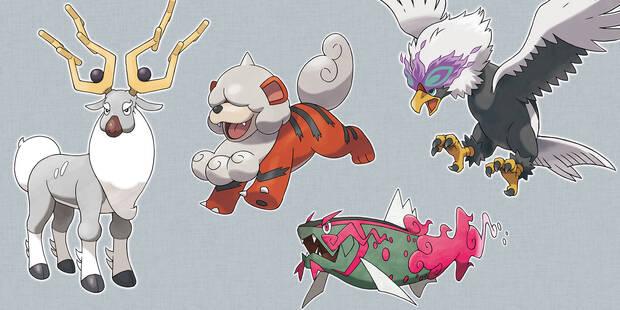 Wyrdeer y Basculegion son dos nuevas evoluciones, mientras que Braviary y Growlithe de Hisui son dos nuevas variantes regionales.