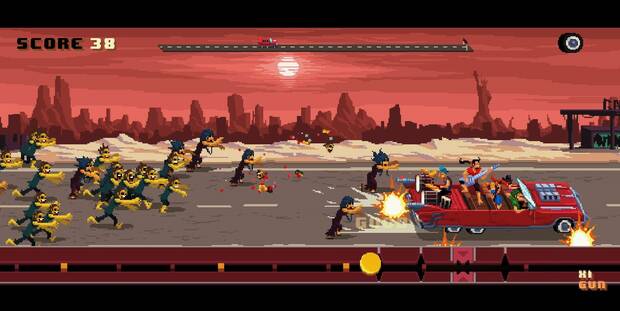 Double Kick Heroes, un shooter rítmico basado en el METAL.