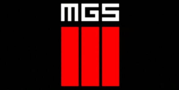 El logo original de MGS2, bautizado como MGS III.