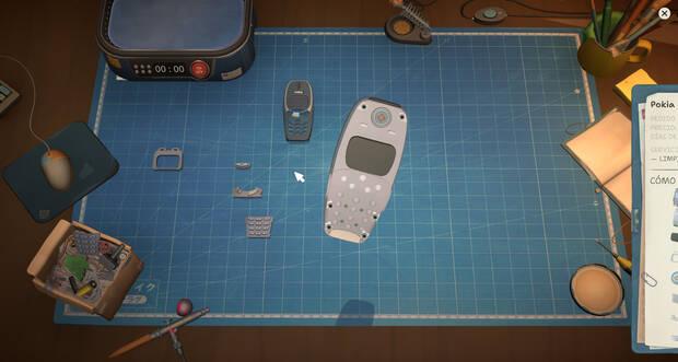 Desmontar el Pokia 3310 es casi un ejercicio de memoria para quien tuviera un Nokia 3310 de la �poca.
