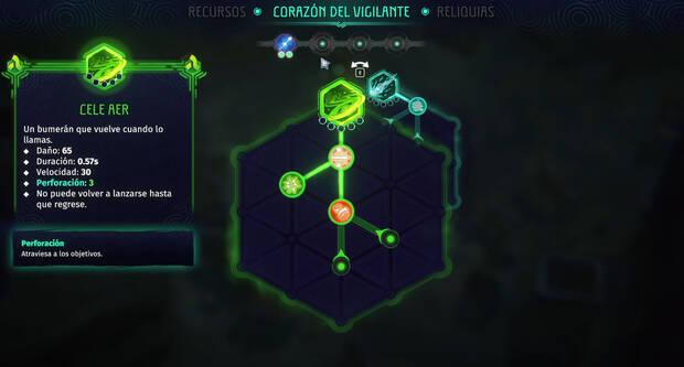 El lienzo de creación libre permite conectar las memorias y modificar por completo el comportamiento de nuestros hechizos. Si algo explota donde no debía, probablemente sea culpa nuestra.
