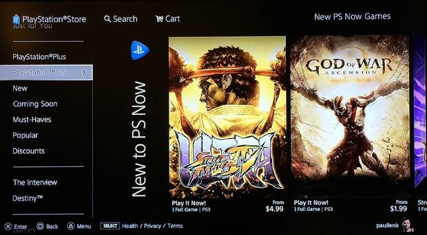 Un paseo por PlayStation Now