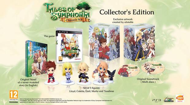 Esta edición especial de Tales of Symphonia Chronicles incluía una novela