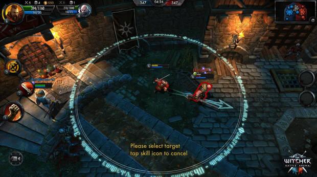 Los escenarios en ‘The Witcher: Battle Arena’ son muy pequeños, en parte, para favorecer el tráfico de objetos y combates. No habrá ni un solo segundo de descanso.