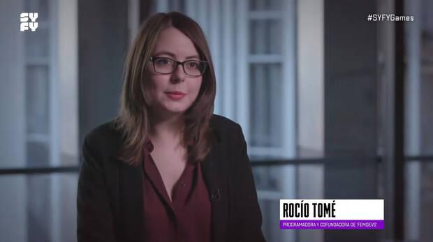 Rocío Tomé durante un reportaje de SyFy Games.