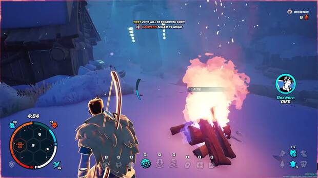 Protegernos del fro ser fundamental para sobrevivir, aunque tendremos que ser precavidos para no desvelar nuestra posicin.