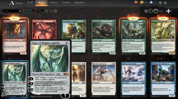La nueva colección tiene cartas muy buenas. Estamos encantados con Ugin, el dragón espíritu. Atentos a su habilidad de -10.