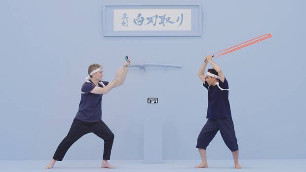 En Samurai Training tenemos que tener unos reflejos de acero para detener el ataque de nuestro rival.
