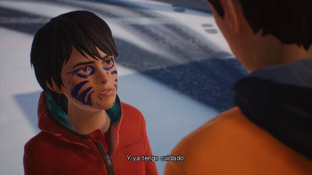 Aunque parezca un miembro de KISS, es el disfraz de superhéroe de Daniel.