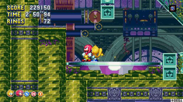 Press Garden en Sonic Mania Plus.