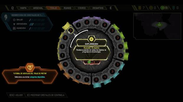 La gran cantidad de elementos de personalización puede intimidar a los que solo quieran un shooter, pero no interfiere tanto con la acción como puede parecer.