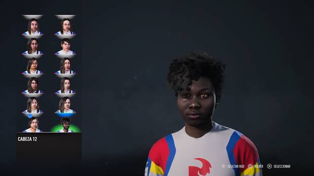 El editor de pilotos nos permite diseñar al que deseemos, incluyendo la posibilidad de crear pilotos femeninos por vez primera en esta serie.