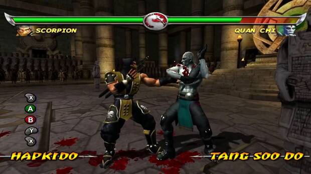 Los gráficos de 128 bits ya permitían más virguerías gráficas, y Deadly Alliance trasladó la estética clásica a las 3D mejor que MK4.