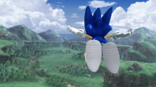 Imágenes del vídeo de 2005 que imaginaba cómo podría ser el próximo juego. En él ya se ve la estética de lo que sería Sonic the Hedgehog (2006).