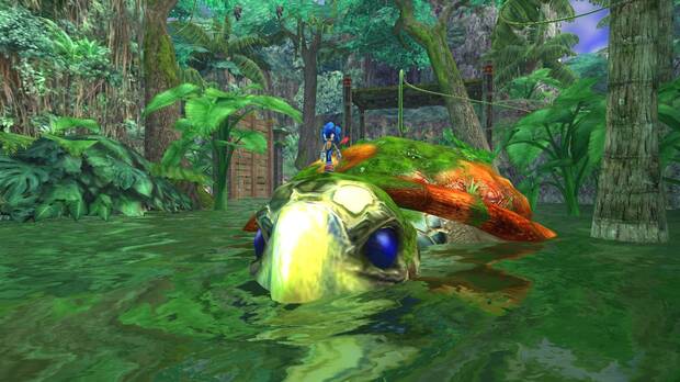 Fallos absurdos en las físicas y colisiones estropean parte del recorrido de Sonic. Una pena, porque el juego no tenía malas ideas y los gráficos eran buenos para la época.