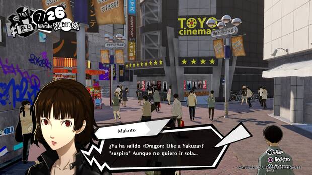 La traducción al español vuelve a ser muy buena y está mejor revisada que la de 'Persona 5 Royal'.