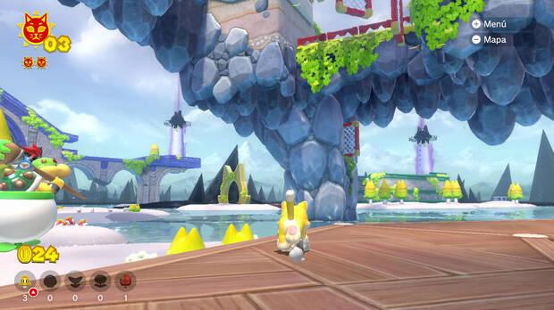Por momentos parece una miniexpansión de Super Mario Odyssey y eso nos encanta.