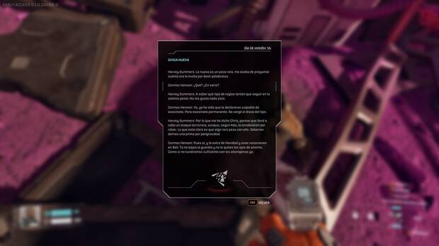 La historia se desarrolla mediante las conversaciones entre los cuatro presos y las notas que encuentras por el mundo.