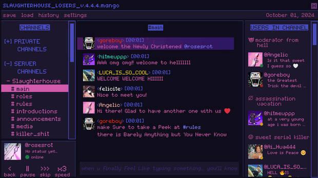La interfaz del chat es la que emplearemos para comunicarnos durante la mayor parte del tiempo.